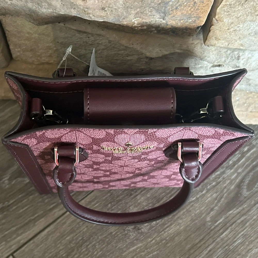 NWT Kate Spade Signature Spade Flower Mini Tote